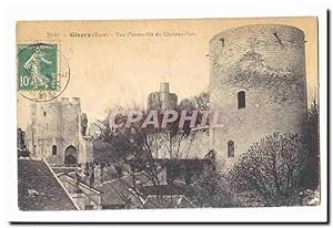 Gisors Carte Postale Ancienne vue d'ensemble du château fort