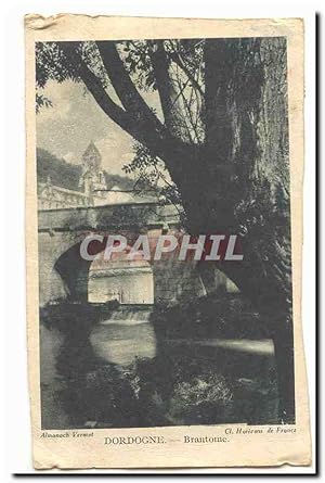 Dordogne Brantome Carte Postale Ancienne