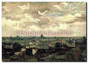 Seller image for Carte Postale Semi Moderne Vincent Van Gogh Gezicht Op parijs for sale by CPAPHIL