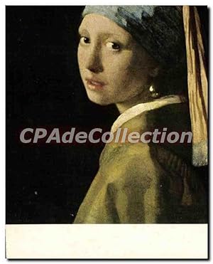 Bild des Verkufers fr Carte Postale Semi Moderne Johannes Vermeer Meisjeskopje Tete De Jeune fille Head of A Girl zum Verkauf von CPAPHIL