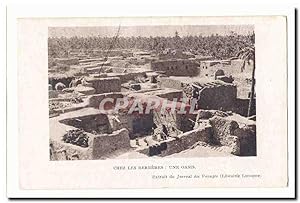 Bild des Verkufers fr Chez les berberes : une oasis Carte Postale Ancienne zum Verkauf von CPAPHIL