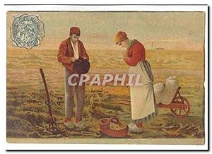 Bild des Verkufers fr Carte Postale Ancienne Tableau paysans zum Verkauf von CPAPHIL