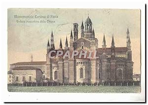 Bild des Verkufers fr italie Italia Carte Postale Ancienne Monumentale certosa di Pavia Veduta posteriore della Chiesa zum Verkauf von CPAPHIL