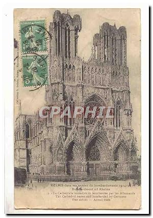Seller image for Reims dans ses bombardements 1914-8 Carte Postale Ancienne for sale by CPAPHIL