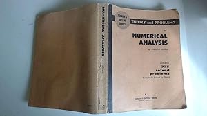 Seller image for Schaum's Outline Series Theory and Problems of Numerical Analysis for sale by Goldstone Rare Books