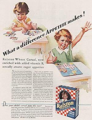 Seller image for ORIG VINTAGE MAGAZINE AD/ 1931 RALSTON CEREAL AD for sale by Monroe Street Books
