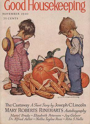 ORIG VINTAGE MAGAZINE COVER/ GOOD HOUSEKEEPING - NOVEMBER 1930