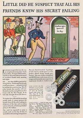 Imagen del vendedor de ORIG VINTAGE MAGAZINE AD/ 1933 LIFE SAVERS CANDY AD a la venta por Monroe Street Books