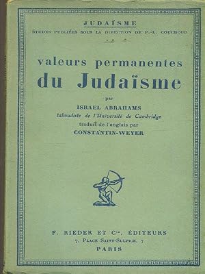 Valeurs Permanentes Du Judaisme