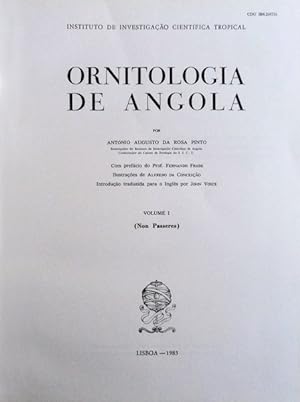 ORNITOLOGIA DE ANGOLA.