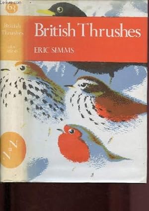 Bild des Verkufers fr The new naturalist british thrushes zum Verkauf von Le-Livre