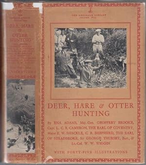 Image du vendeur pour Deer, Hare & Otter Hunting The Lonsdale Library of Sports, Games & Pastimes Vol XXII (21) mis en vente par HORSE BOOKS PLUS LLC