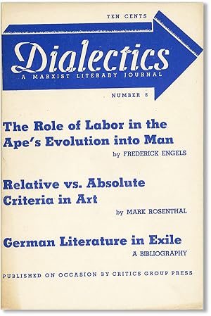 Dialectics: A Marxist Literary Journal, No. 8