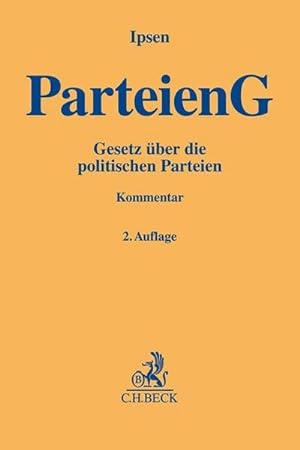 Imagen del vendedor de Parteiengesetz a la venta por BuchWeltWeit Ludwig Meier e.K.