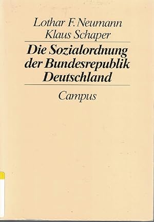 Seller image for Die Sozialordnung der Bundesrepublik Deutschland. for sale by Kirjat Literatur- & Dienstleistungsgesellschaft mbH
