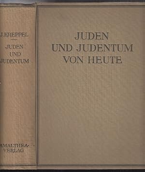 Seller image for Juden und Judentum von heute bersichtlich dargestellt. Ein Handbuch. for sale by Antiquariat Burgverlag