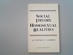 Bild des Verkufers fr Social theory, homosexual realities. Gai saber monograph, No. 3. zum Verkauf von Antiquariat Bookfarm