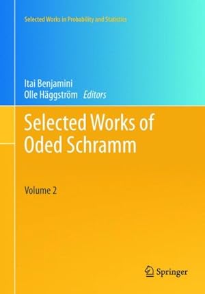 Imagen del vendedor de Selected Works of Oded Schramm a la venta por GreatBookPrices