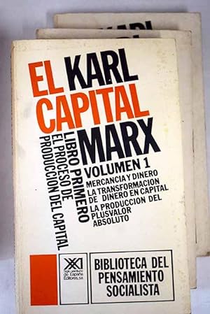 Imagen del vendedor de El capital a la venta por Alcan Libros