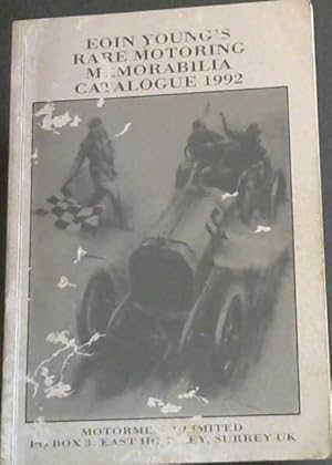 Seller image for Eoin Young's 1992 Catalogues of Rare Motoring Books and Motoring and Racing Memorabilia for sale by Chapter 1