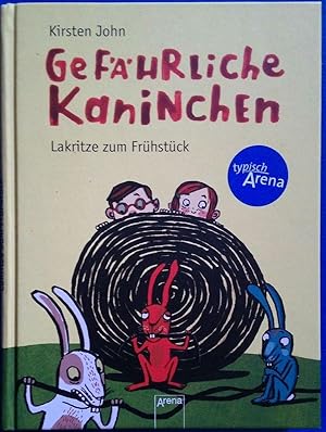 Bild des Verkufers fr Gefhrliche Kaninchen - Lakritze zum Frhstck. Zeichnungen von Maja Bohn zum Verkauf von Klaus Kreitling