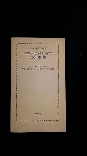 Imagen del vendedor de Commedie, A Cura di Cesare Segre, Introduzzione di Lanfranco Caretti a la venta por Crouch Rare Books