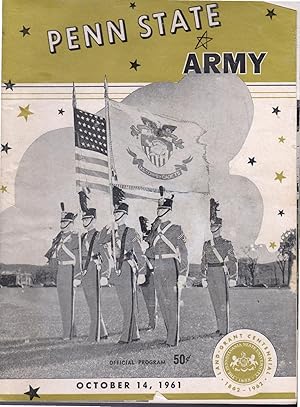 Image du vendeur pour Penn State vs. ARMY, October 14, 1961: Official Program mis en vente par Dorley House Books, Inc.