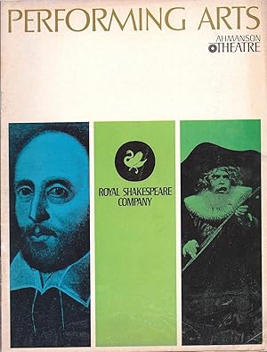 Seller image for Performing Arts The Music Center Monthly Ahmanson Theatre February 1968 oversize for sale by Charles Lewis Best Booksellers