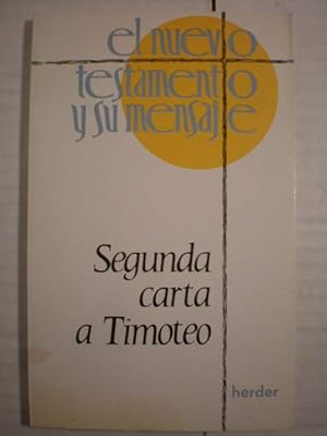 Segunda carta a Timoteo