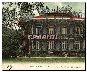 Imagen del vendedor de Carte Postale Ancienne Vichy Le Parc Ancien Pavillon de Napoleon III a la venta por CPAPHIL