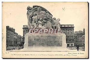 Carte Postale Ancienne Le Monument des Soldats Havrais et a la Victoire française 1914 1918 par P...