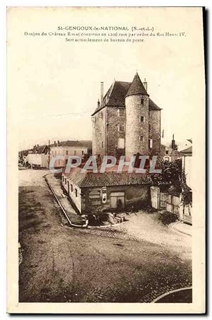 Bild des Verkufers fr Carte Postale Ancienne St Gengoux le National S et L zum Verkauf von CPAPHIL