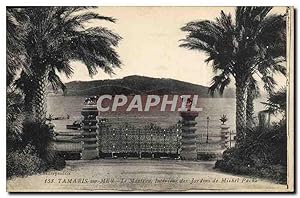 Bild des Verkufers fr Carte Postale Ancienne Tamaris sur Mer le Manteau intrieur des jardins de Michel Pacha zum Verkauf von CPAPHIL