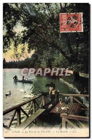 Carte Postale Ancienne Lyon Le Parc de la Tete d'Or