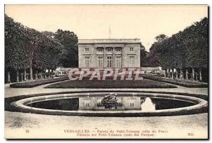 Imagen del vendedor de Carte Postale Ancienne Versailles Palais du Petit Trianon cote du Parc Palacio del Petit Trianon lado del Parque a la venta por CPAPHIL