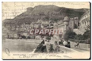 Carte Postale Ancienne Monte Carlo la Condamine