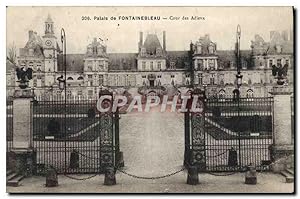 Carte Postale Ancienne Palais de Fontainebleau Cour des Adieux