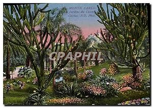 Image du vendeur pour Carte Postale Ancienne Monte Carlo jardins du Casino Cacti mis en vente par CPAPHIL