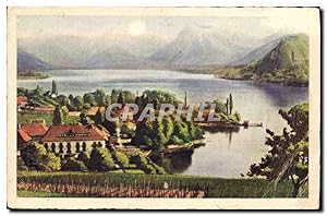 Bild des Verkufers fr Carte Postale Ancienne Lac d'Annecy La Baie de Talloires zum Verkauf von CPAPHIL
