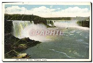 Carte Postale Ancienne Général view Niagara Falls