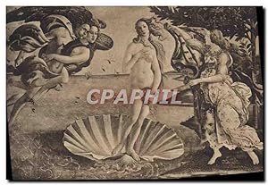 Bild des Verkufers fr Carte Postale Ancienne Firenze R Galleria Uffizi La nascita di Venere zum Verkauf von CPAPHIL