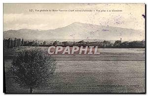 Seller image for Carte Postale Ancienne vue gnrale du Le Mont Ventoux (1908 m d'alt) vue prise a 22 kilometres for sale by CPAPHIL