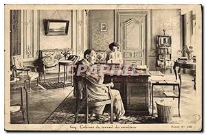 Seller image for Carte Postale Ancienne Gog Cabinet de travail du serviteur Pasteur for sale by CPAPHIL