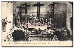 Image du vendeur pour Carte Postale Ancienne Aix en Provence Ensevelissement du Christ XVI siecle chapelle des Penitents Gris mis en vente par CPAPHIL