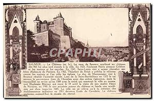 Bild des Verkufers fr Carte Postale Ancienne Saumer Le Chteau M H zum Verkauf von CPAPHIL