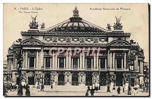 Image du vendeur pour Carte Postale Ancienne Paris L'Opera Academie Nationale de Musique mis en vente par CPAPHIL