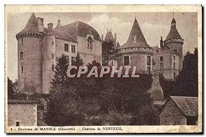 Carte Postale Ancienne Environs de Mansle (Charente) CHateau de Verteuil