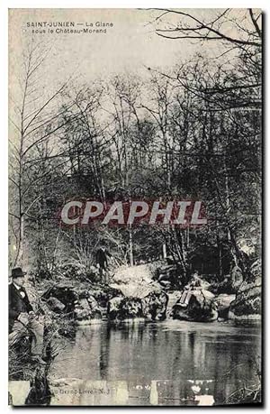 Carte Postale Ancienne St Junien La Glane sous le Château Morand