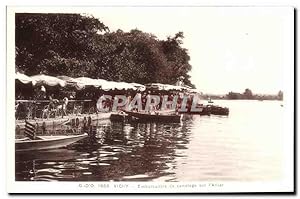 Image du vendeur pour Carte Postale Ancienne Vichy Embarcadere de canotage sur l'Allier mis en vente par CPAPHIL