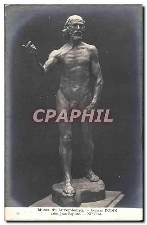 Seller image for Carte Postale Ancienne Musee du Luxembourg Auguste Rodin Saint Jean Baptiste for sale by CPAPHIL